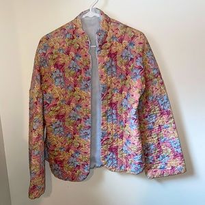 Floral, Vintage jacket with bell sleeves